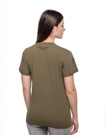 Women's T-Shirt Apache. Color khaki. .