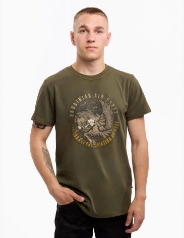 Men's T-Shirt Pegasus. Color khaki. .