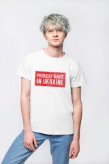 Men's T-Shirt Proudly Made In Ukraine. .
