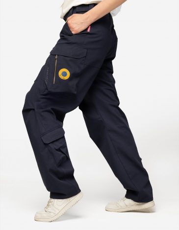 Women's Pants Uaf. Color dark blue. 1.