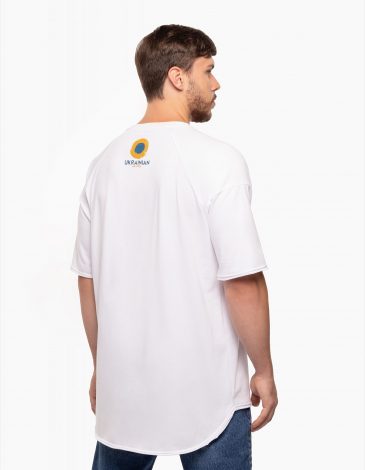 Men's T-Shirt Jas 39 Gripen. Color white. .