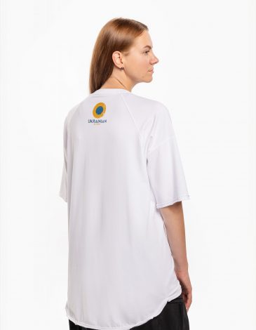 Women's T-Shirt Jas 39 Gripen. Color white. .