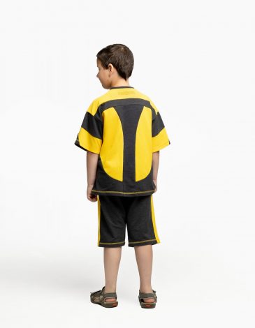 Kid’s Tracking Suit Dragonfly. Color yellow. 1.