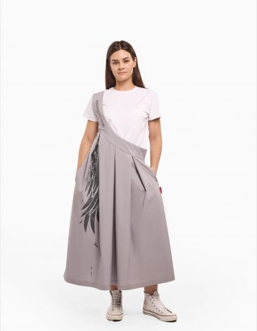 Women's Skirt Wing. Color gray. 1.