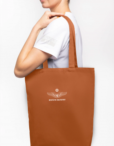 Eco Bag Spell. Color orange. .