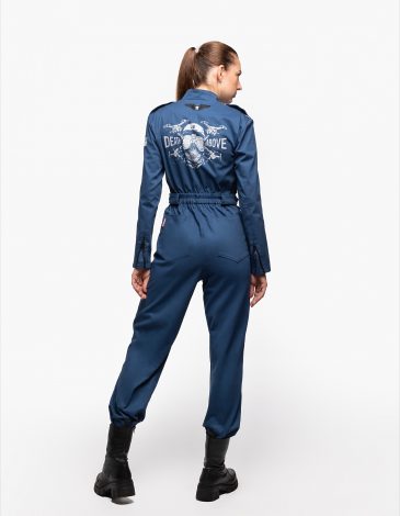 Women's Jumpsuit Swarm Of Revenge. Color denim. .