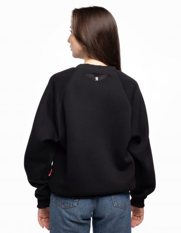 Women's Sweatshirt Fpv. Color black. .