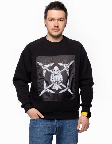 Men's Sweatshirt Fpv. Color black. .