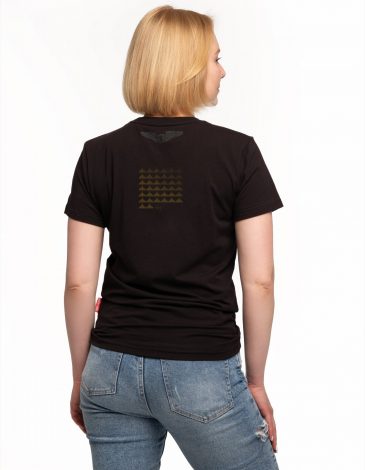 Women's T-Shirt Adua. Color black. .