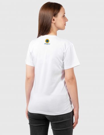 Women's T-Shirt Mirage 2000. Color white. .