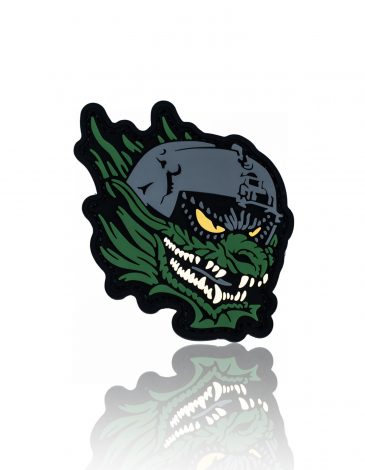 Patch Dragon. Color green. .