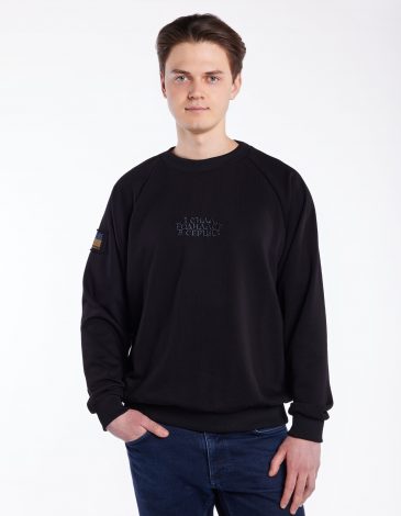 Men's Sweatshirt Plast. Color black. .