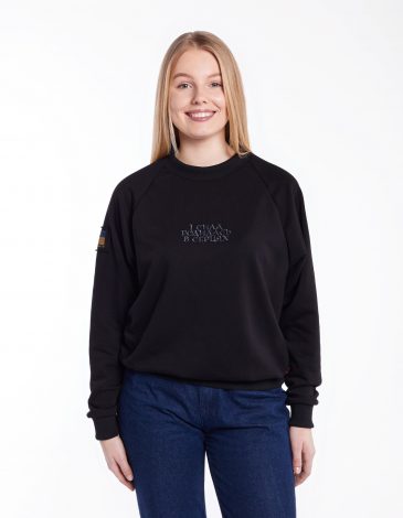 Women's Sweatshirt Plast. Color black. .